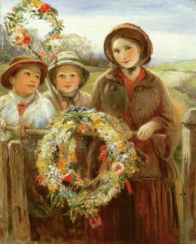 May Day Garlands by Thomas Falcon Marshall